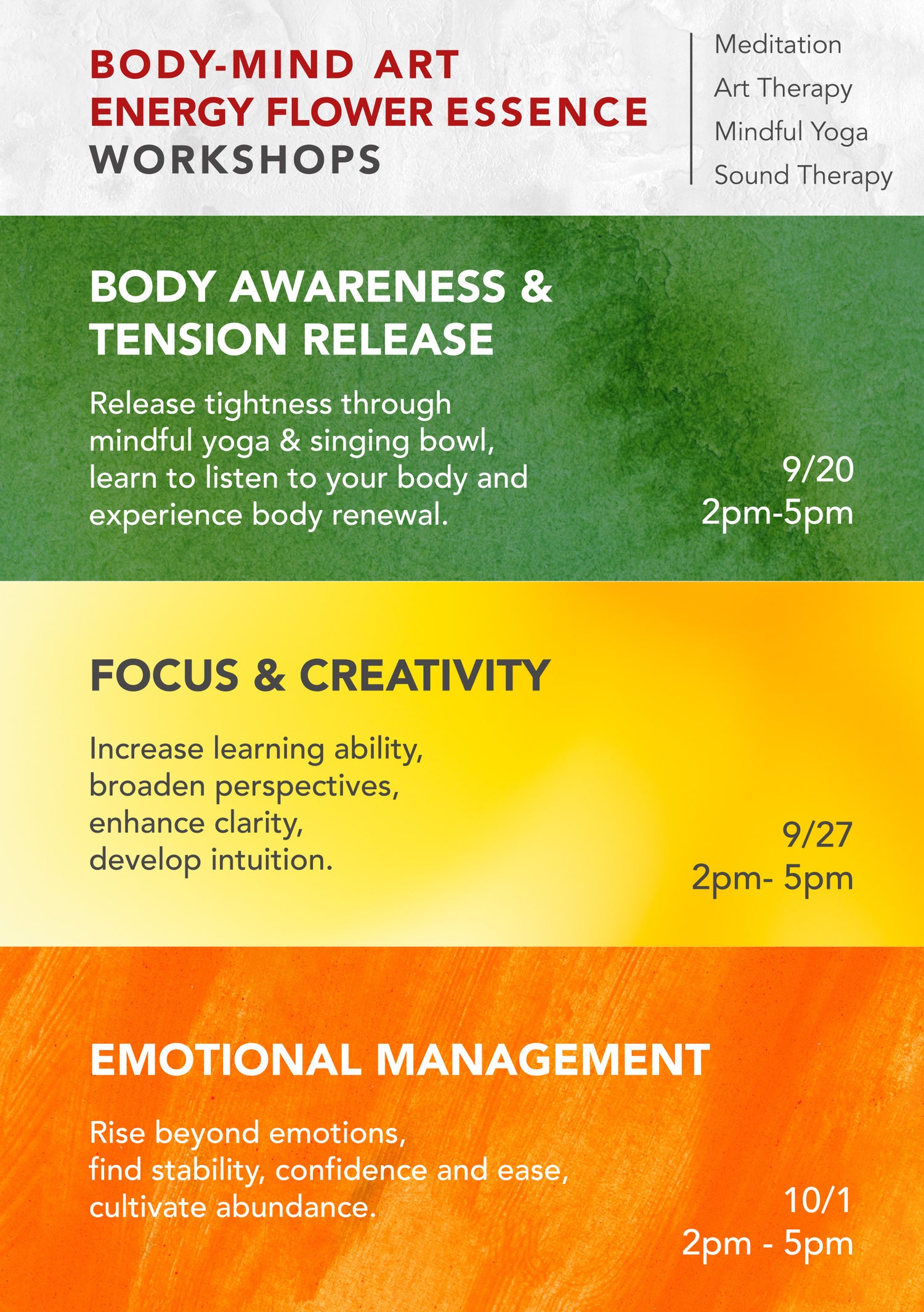FOCUS &amp; CREATIVITY