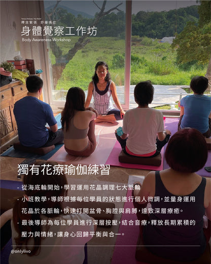 身體覺察工作坊 (釋放緊張。舒緩痛症)